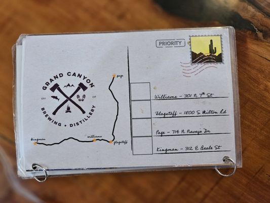 Menu photo 6 Grand Canyon Brewing + Distillery Williams, AZ Menu photo 6 Grand Canyon Brewing + Distillery Williams, AZ