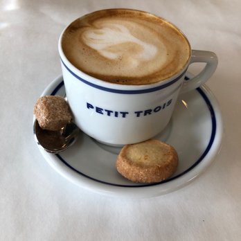 Petit Trois - Cappuccino breve. - French Near Me - Sherman Oaks, California Petit Trois - Cappuccino breve. - French Near Me - Sherman Oaks, California