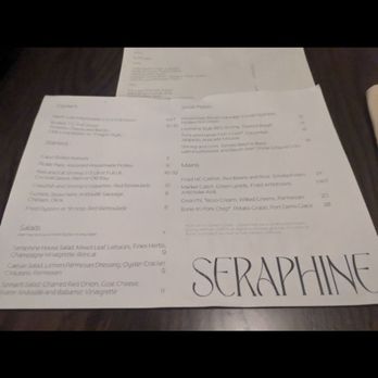 Seraphine - Menu - Cajun/Creole Near Me - Durham, North Carolina Seraphine - Menu - Cajun/Creole Near Me - Durham, North Carolina