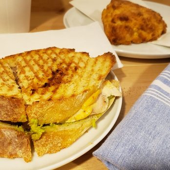 Bird's Nest Cafe + Catering - Chicken club panini and cheddar scone - Cafes Near Me - Halifax, Nova Scotia Bird's Nest Cafe + Catering - Chicken club panini and cheddar scone - Cafes Near Me - Halifax, Nova Scotia