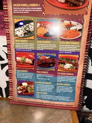 Menu photo 2 Mazatlan Mexican Grill And Bar Windsor Locks, CT