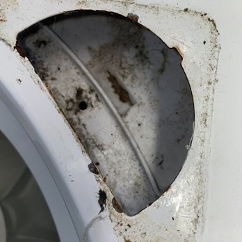 Jennings Group - Mold under the bleach tray for the washing machine - Property Management Near Me - Eugene, Oregon