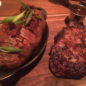 501 East - Ribeye with baked potato - New American Near Me - Boca Raton, Florida 501 East - Ribeye with baked potato - New American Near Me - Boca Raton, Florida