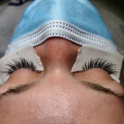 N D El's Salon & Spa - Classic eyelash extensions set after a week 3 fill