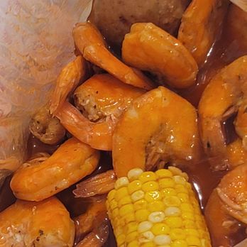 Storming Crab - Shrimp head off meal, mixed all 3 flavors, mild - Seafood Near Me - Henderson, Nevada