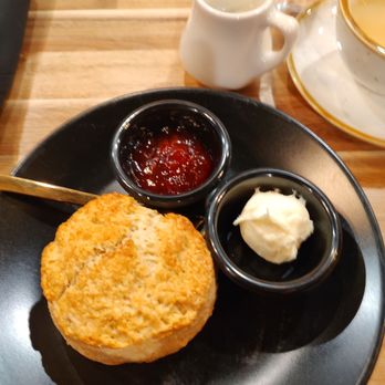 Cheeky Bastards - British scone with strawberry preserves and British clot cream - Breakfast & Brunch Near Me - Indianapolis, Indiana