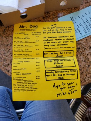 Menu photo 2 Mr. Dog Pismo Beach, CA Menu photo 2 Mr. Dog Pismo Beach, CA