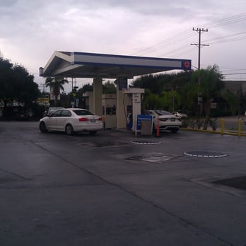 ARCO ampm - One of the pump islands with decent space all around. - Gas Stations Near Me - Glendale, California