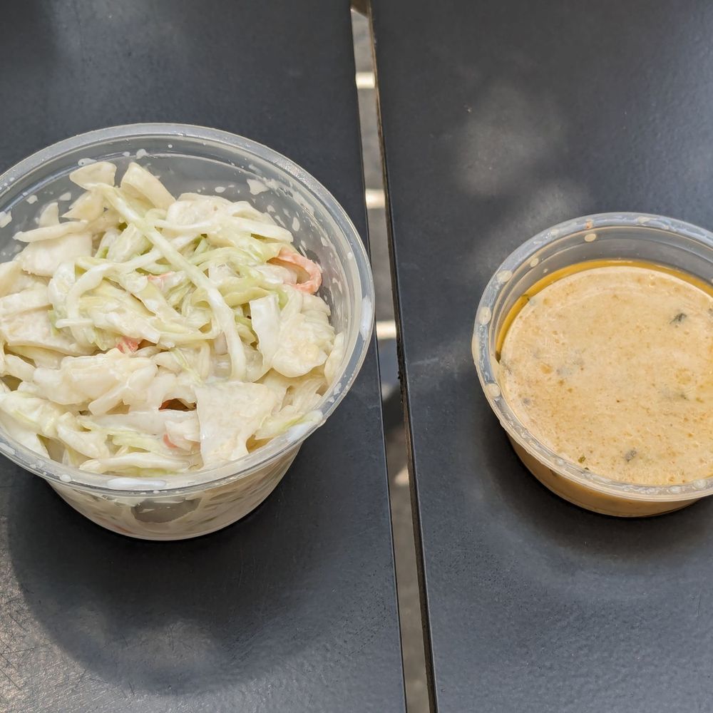 Long Beach Fish Grill - Coleslaw and Cajun Garlic Butter - Seafood Near Me - Torrance, California Long Beach Fish Grill - Coleslaw and Cajun Garlic Butter - Seafood Near Me - Torrance, California