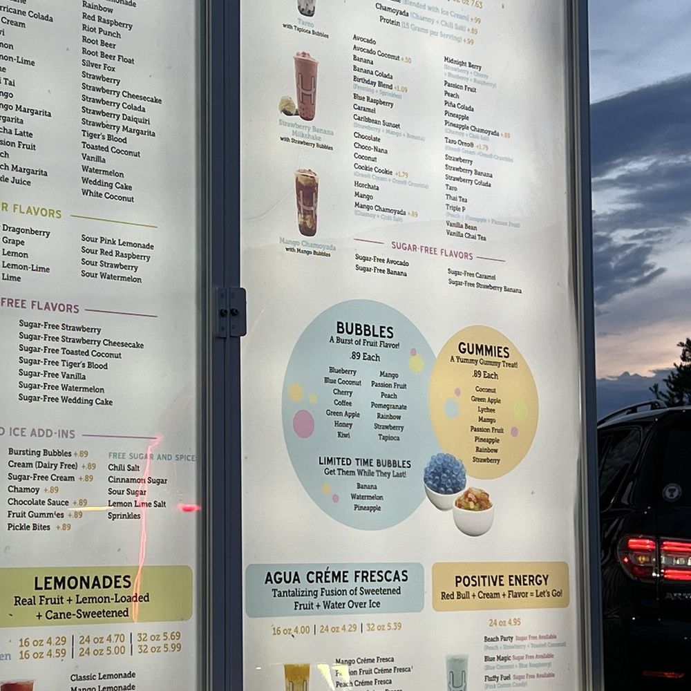 Happy's Shaved Ice - Bubble drinks - Bubble Tea Near Me - Lubbock, Texas