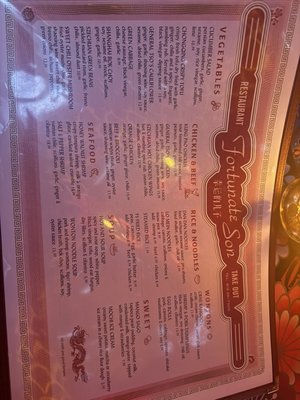 Menu photo 6 Fortunate Son San Diego, CA