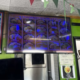 Specials menu Specials menu