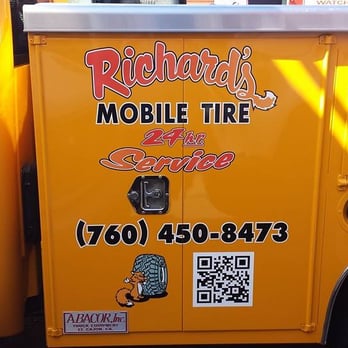 Richard's Mobile Tire Service - Newest truck sinage - Tires Near Me Richard's Mobile Tire Service - Newest truck sinage - Tires Near Me