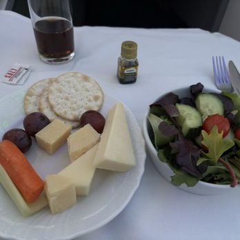 ITA Airways - Cheeses, veggies, grapes, crackers and a side salad - Airlines Near Me - Rome, RM ITA Airways - Cheeses, veggies, grapes, crackers and a side salad - Airlines Near Me - Rome, RM