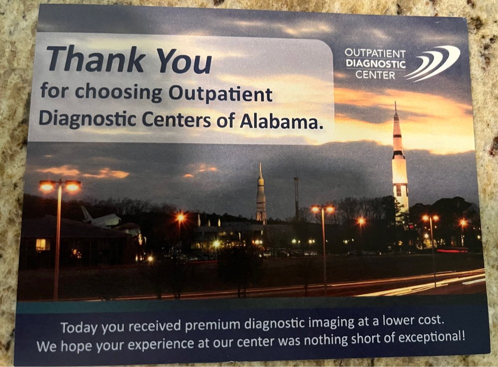OUTPATIENT DIAGNOSTIC CENTER OF ALABAMA Updated May 2024 398 Hughes