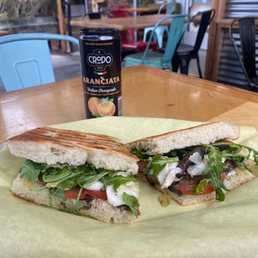 Portobello mushroom paninis