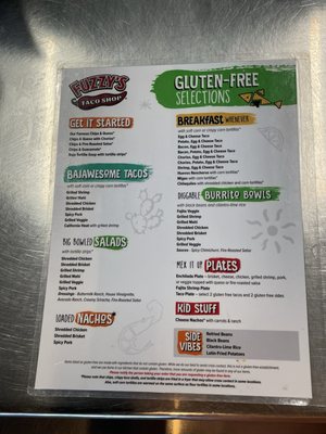 Menu photo 3 Fuzzy's Taco Shop Carrollton, TX