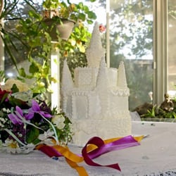 Q’s Cakes and Sweets Boutique - Castle wedding cake