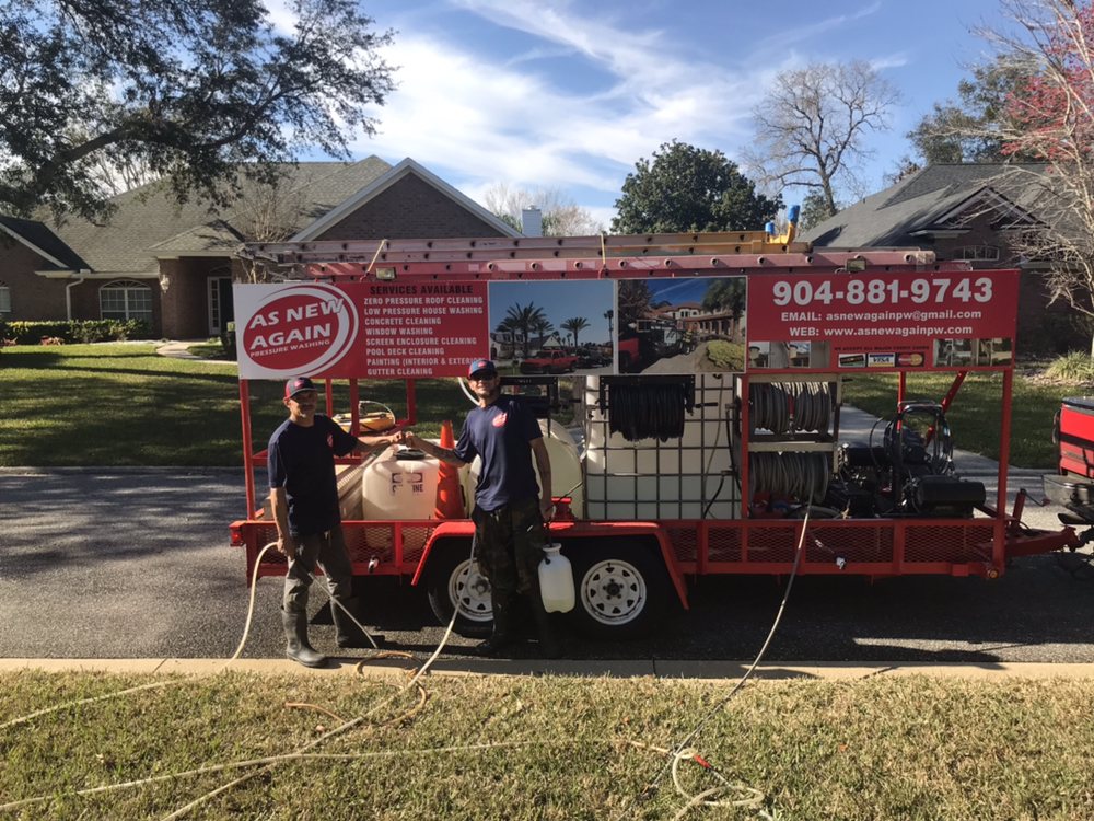 Slide of As New Again Pressure Washing