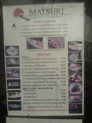 Menu photo 2 Matsuri Japanese Restaurant Adelaide, SA