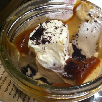 Barbuzzo - Salted caramel (Bondino??) dessert - Mediterranean Near Me - Philadelphia, Pennsylvania Barbuzzo - Salted caramel (Bondino??) dessert - Mediterranean Near Me - Philadelphia, Pennsylvania