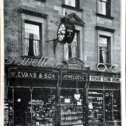 W Evans & Son Jewellers - W Evans & Son Jewellers and Opticians (photo taken circa 1897)