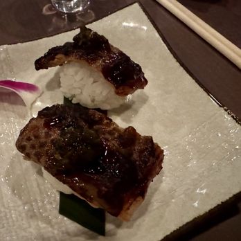 Juno - Salmon skin nigiri - Sushi Bars Near Me - Chicago, Illinois