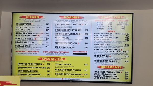 Menu photo 1 South Philly Experience Los Angeles, CA Menu photo 1 South Philly Experience Los Angeles, CA