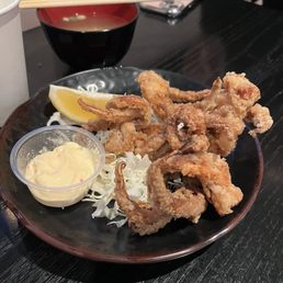 Ika gesso karaage Ika gesso karaage