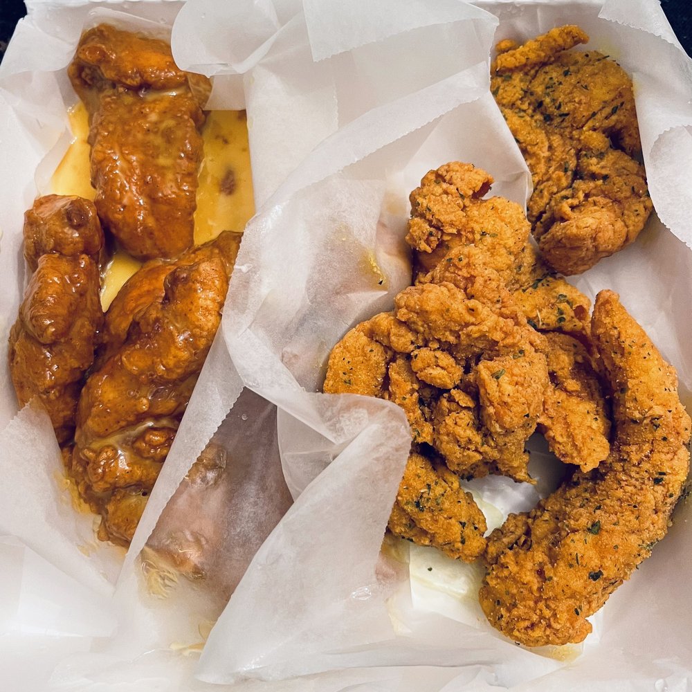 Wings Over Providence - Boneless honey mustard and garlic parm - Chicken Wings Near Me - Providence, Rhode Island Wings Over Providence - Boneless honey mustard and garlic parm - Chicken Wings Near Me - Providence, Rhode Island