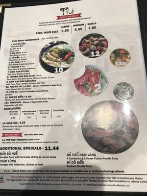 Menu photo 1 Pho 75 Aurora, CO