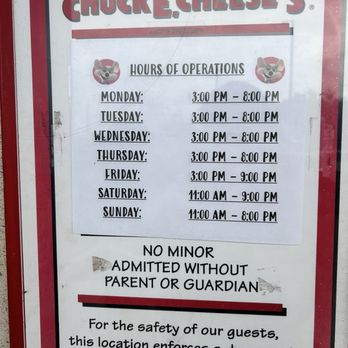 Chuck E. Cheese - New Hours - Pizza Near Me - Honolulu, Hawaii Chuck E. Cheese - New Hours - Pizza Near Me - Honolulu, Hawaii