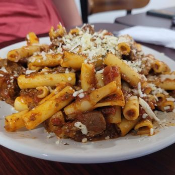 Ganymead - Pasta with meat sauce - Small - Comfort Food Near Me - Manchester, Connecticut Ganymead - Pasta with meat sauce - Small - Comfort Food Near Me - Manchester, Connecticut