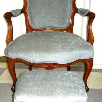 Eds Custom Upholstery - Vintage chair and ottoman - Furniture Reupholstery Near Me - Grants Pass, Oregon Eds Custom Upholstery - Vintage chair and ottoman - Furniture Reupholstery Near Me - Grants Pass, Oregon