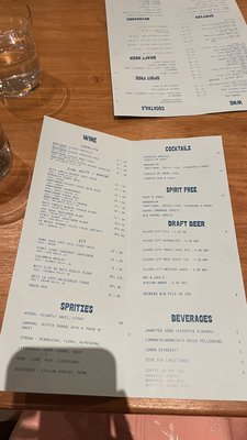 Menu photo 1 The Cove Seattle, WA