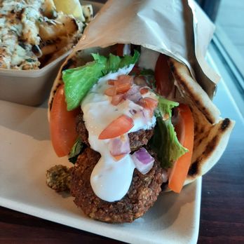 The Great Greek Mediterranean Grill - Bend, OR - Falafel gyro. Perfect! - Middle Eastern Near Me - Bend, Oregon The Great Greek Mediterranean Grill - Bend, OR - Falafel gyro. Perfect! - Middle Eastern Near Me - Bend, Oregon