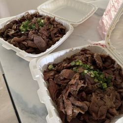 Grilled pork order by the price. only 30$
