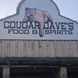 Cougar Dave's Food & Spirits - Outside sign