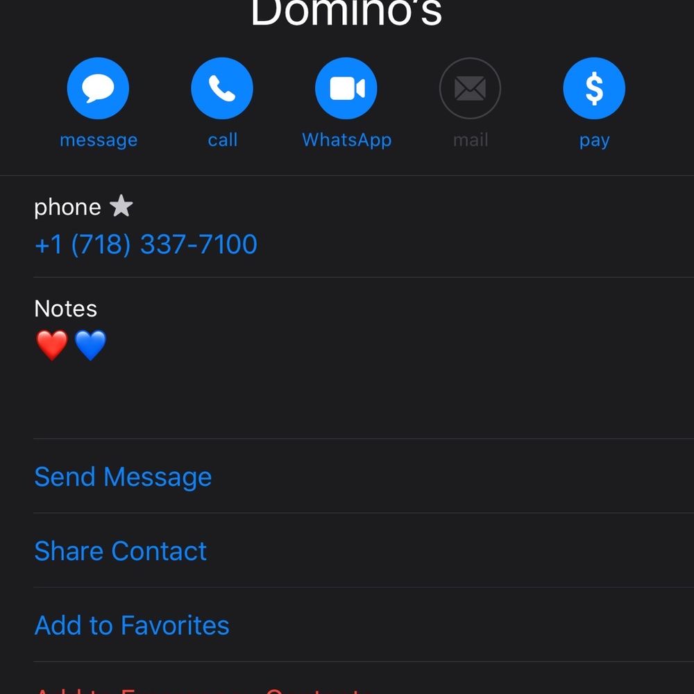 I added them to my contacts! I added them to my contacts!