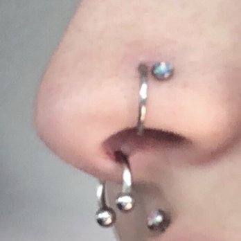 Philthy Clean Tattoo - horrible placement on my septum. dude isn't a piercer clearly- tried to act like he knew better than me because i'm young i assume. - Tattoo Near Me - Berkeley, California Philthy Clean Tattoo - horrible placement on my septum. dude isn't a piercer clearly- tried to act like he knew better than me because i'm young i assume. - Tattoo Near Me - Berkeley, California