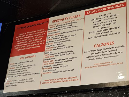Menu photo 3 Chicago Pizza Kitchen Albuquerque, NM