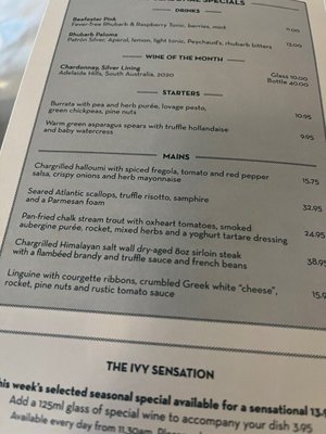Menu photo 6 The Ivy Bath Brasserie Bath, BAS