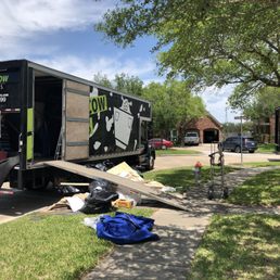 We just had new floors put in so they were able to maneuver around the debris and were respectful about the new floors. We just had new floors put in so they were able to maneuver around the debris and were respectful about the new floors.