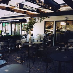 Mission Street Ice Cream and Yogurt - Featuring McConnell's  - Come relax in our private and cozy patio.