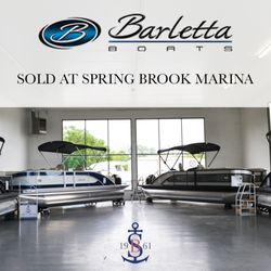 Spring Brook Marine Group - Proudly representing Barletta Pontoon Boats in our Showroom in Seneca, IL.