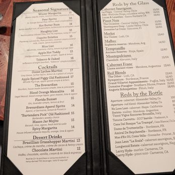 Brevardian Riverfront - Menu - Seafood Near Me - Melbourne, Florida