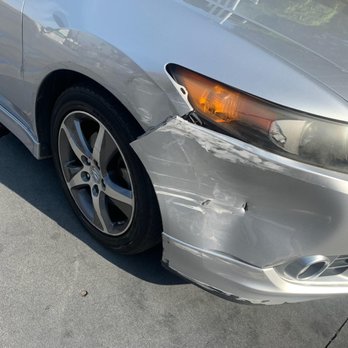 Milton Auto Body - 2012 Acura tsx. Before and After. Milton did a high quality job and affordable rate. This is an honest auto body repair shop. - Body Shops Near Me - Sun Valley, California