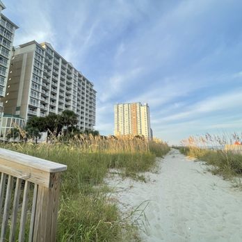 Hampton Inn & Suites Myrtle Beach/Oceanfront - Outside - Hotels Near Me - Myrtle Beach, South Carolina
