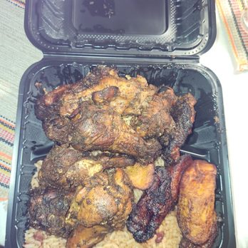 The Jerk Pit - Large jerk wings, plaintain, peas and rice - Caribbean Near Me - College Park, Maryland The Jerk Pit - Large jerk wings, plaintain, peas and rice - Caribbean Near Me - College Park, Maryland
