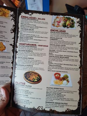 Menu photo 3 Bandidos Mexican Restaurant Cumberland, RI